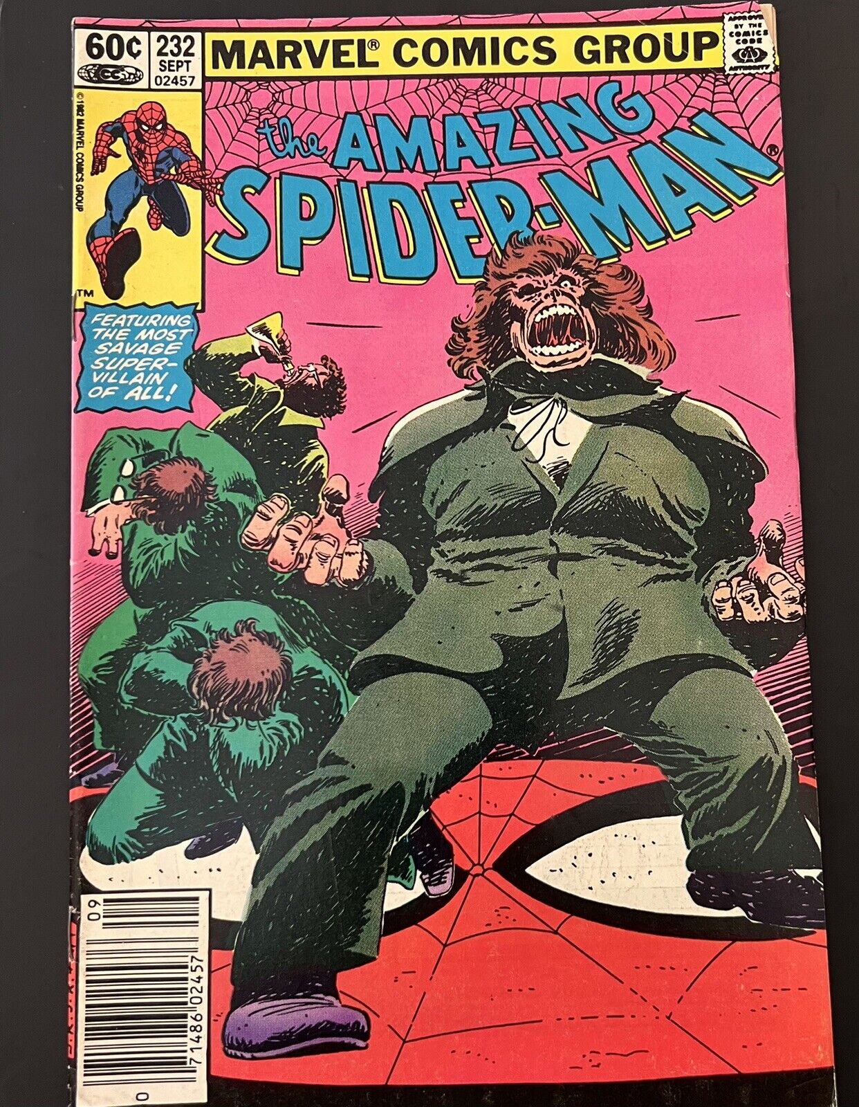 The Amazing Spider-Man Comic Book #232 (Sept 1982, Marvel) VF- 