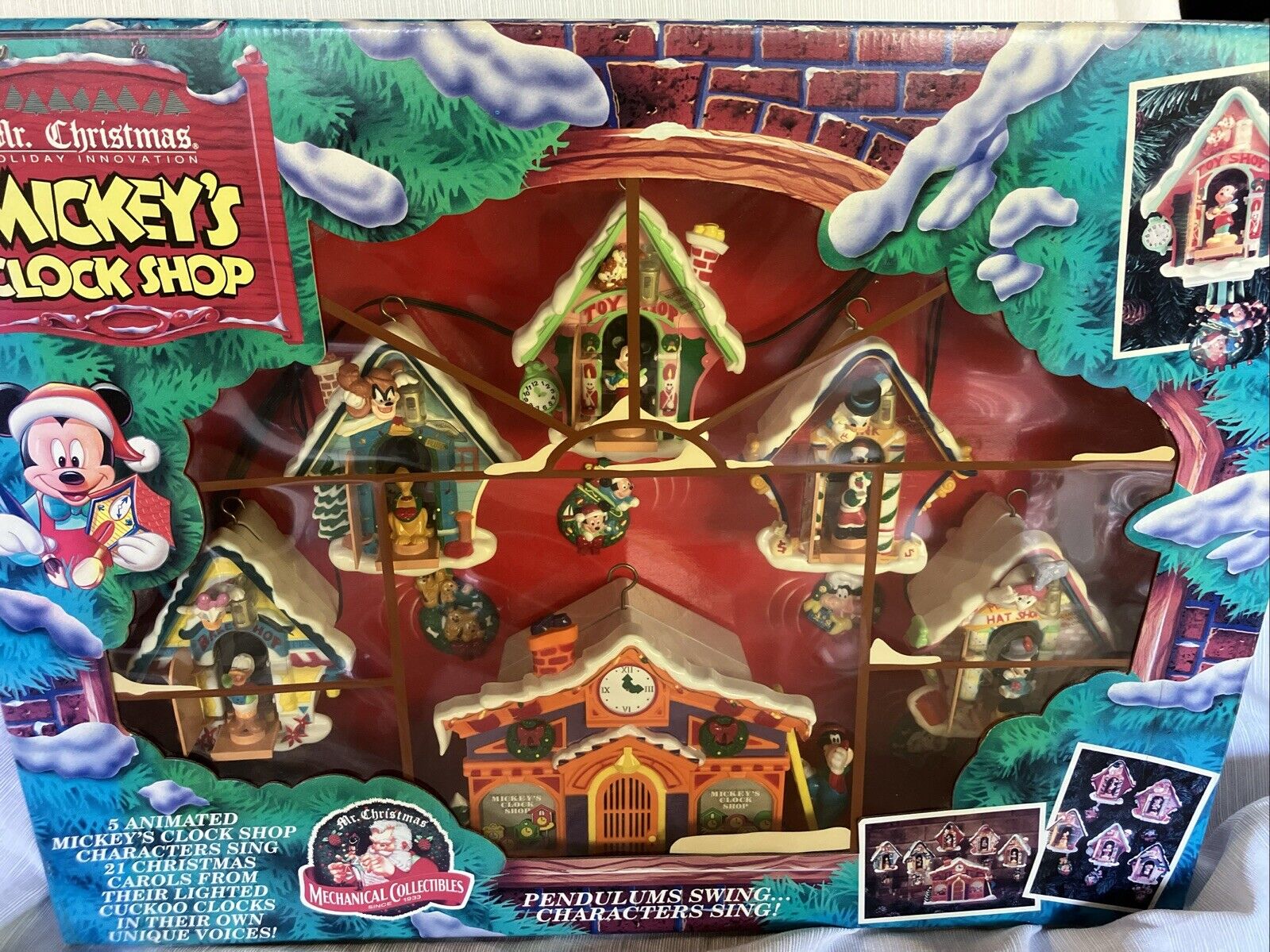 Mr. Christmas 1993 Mickey\'s Clock Shop