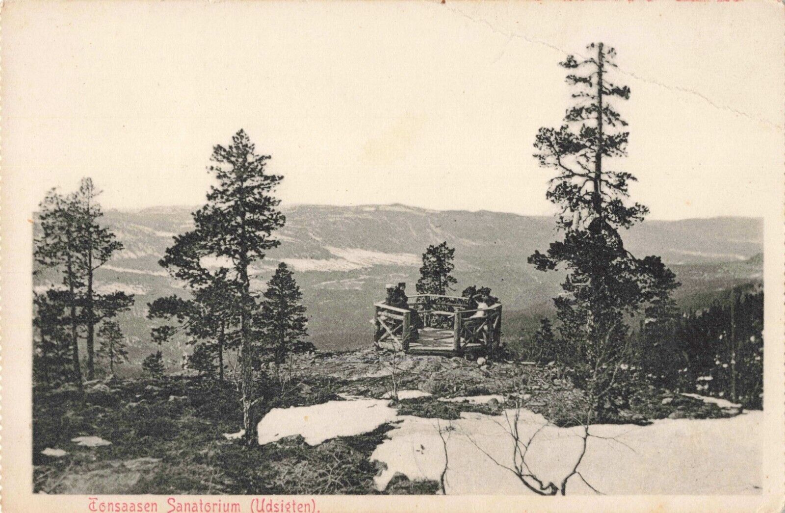 Tonsåsen Sanatorium Valdres Norway c1910 Postcard
