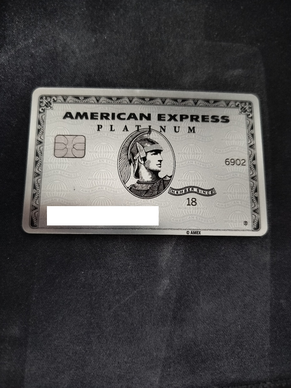 American Express Platinum Metal Card. Canceled Card. Collectible