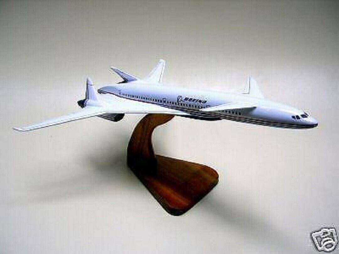 SONIC CRUISER Boeing Colors Airplane Desktop Wood Model Big New
