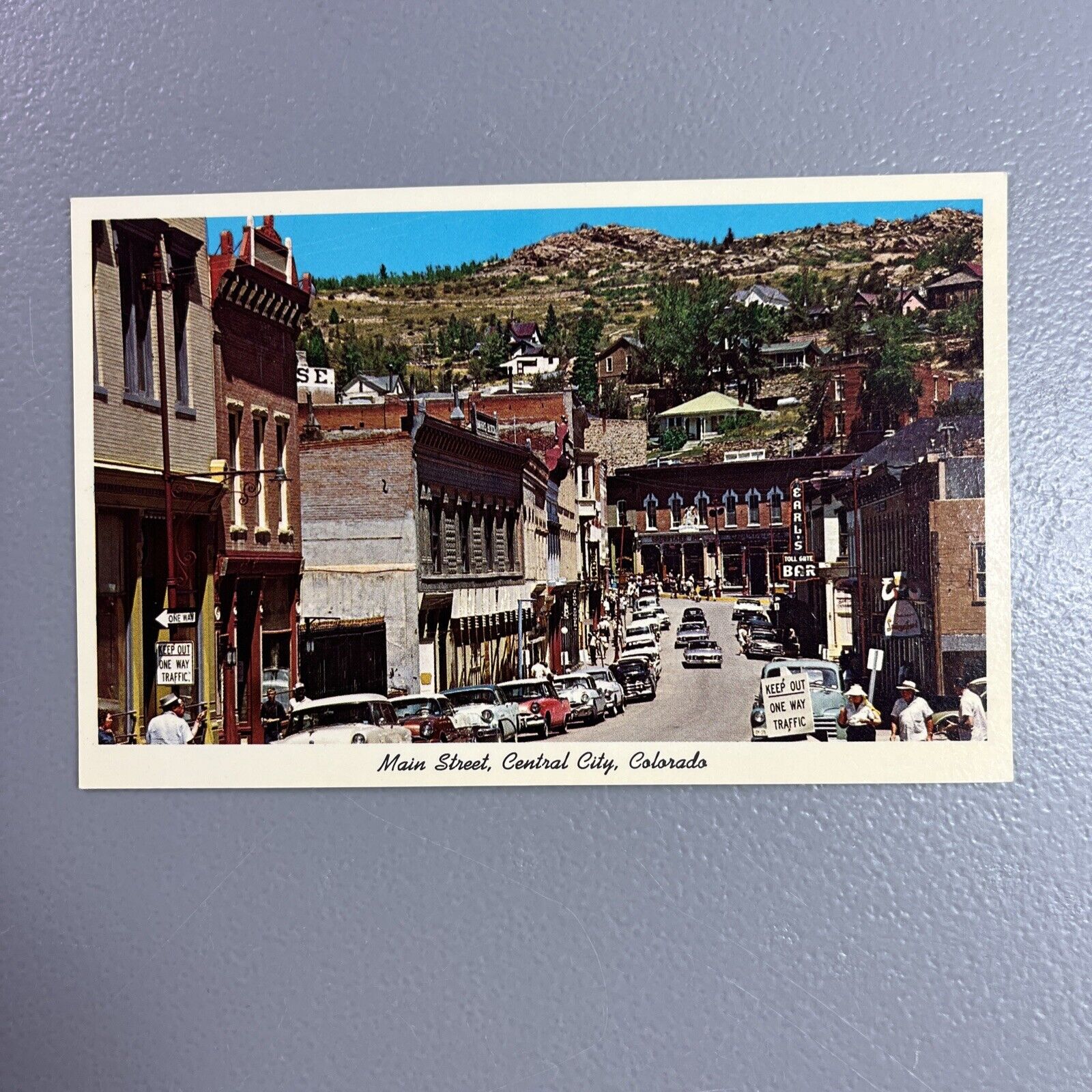 Main Street Central City Colorado Postcard