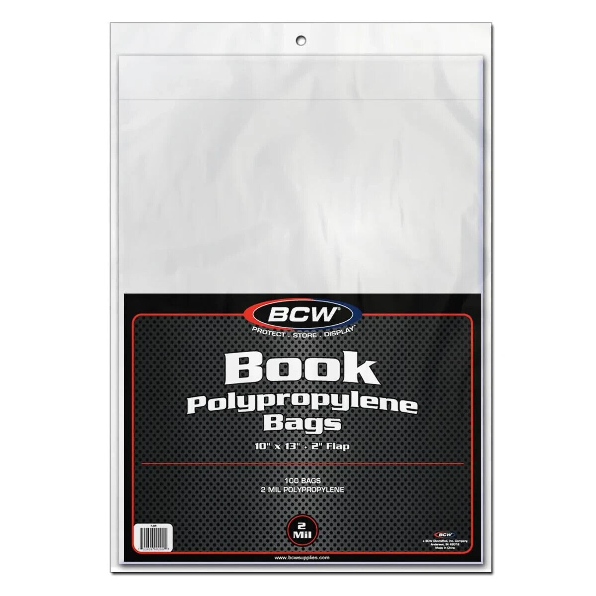 BCW Book Storage Bags 10x13 2 Mil Poly Sleeves (100) Acid Free Archival Quality