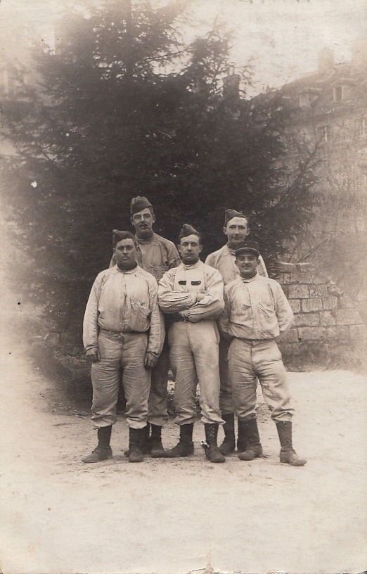 Postcard RPPC French Soldiers France 1911