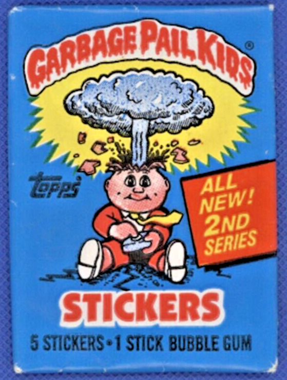1985 TOPPS Garbage Pail Kids SERIES 2 WAX Pack NO 25 Cents Rare