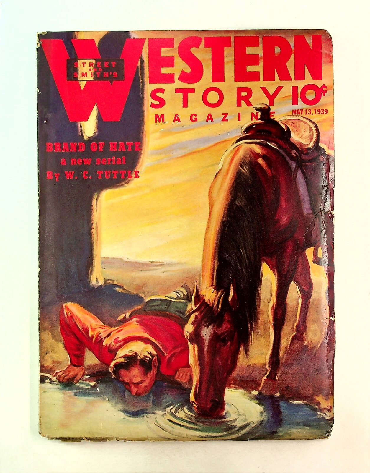 Western Story Magazine Pulp 1st Series May 13 1939 Vol. 173 #5 FN- 5.5