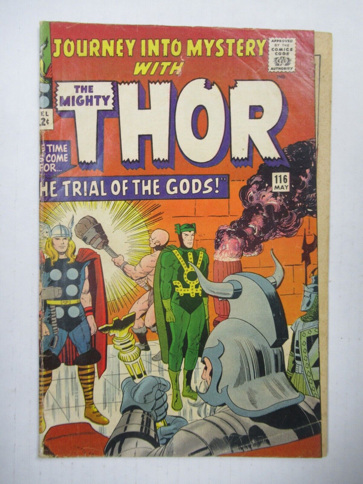 1965 Marvel Comics Journey Into Mystery #116 Mis-cut ERROR