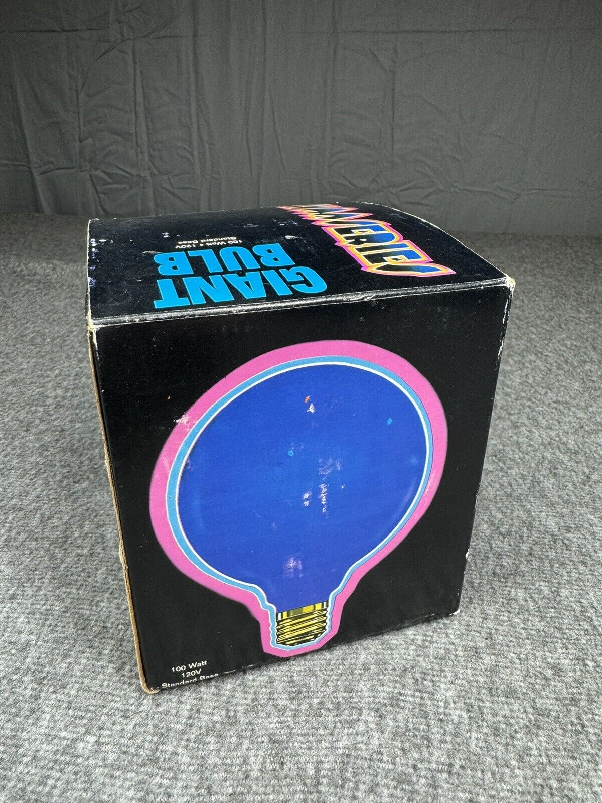 Vintage Spencer Gifts Blacklight Giant Bulb 1996 Working With Box