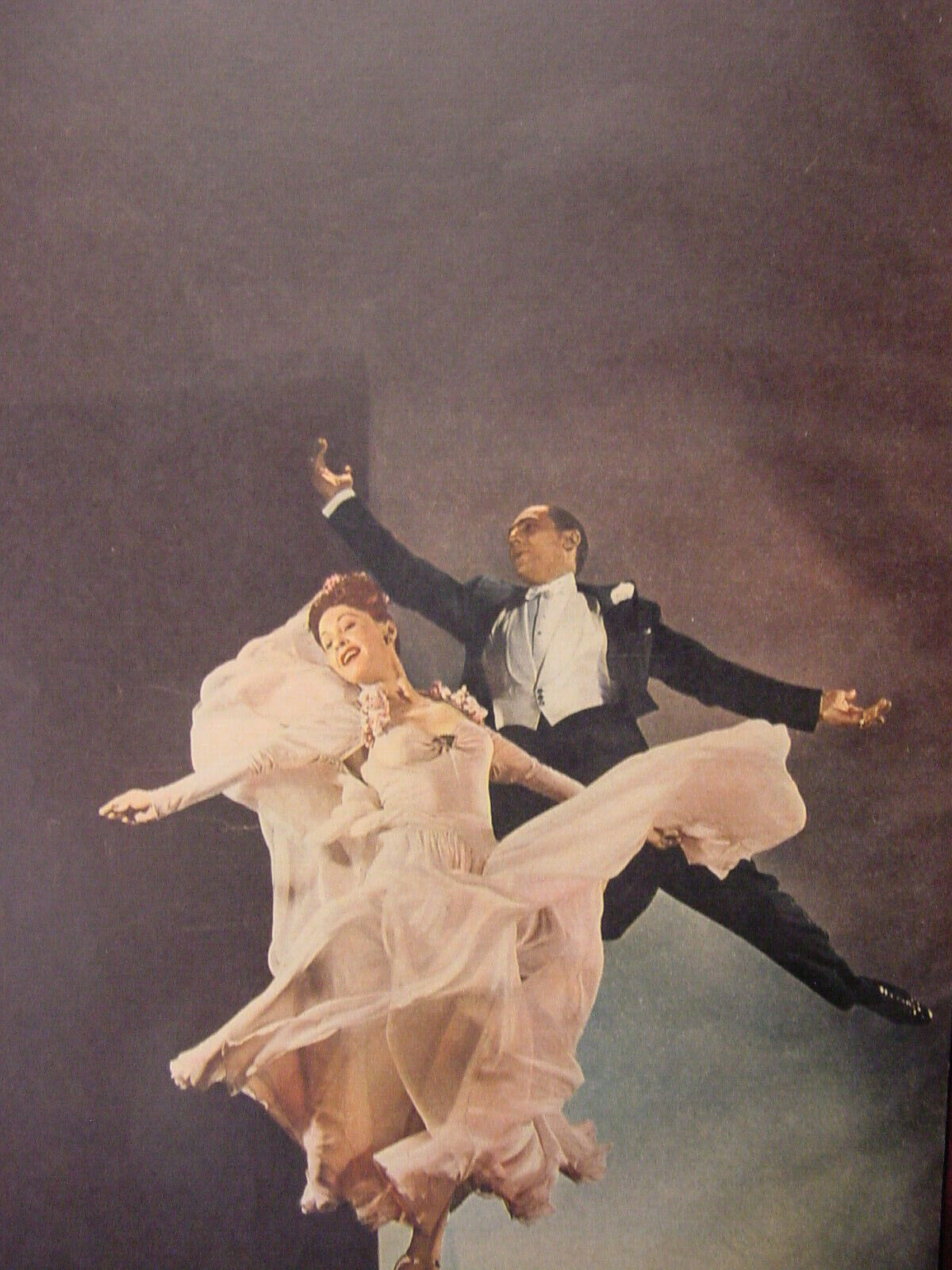 1945 Original Esquire Art WWII Era Dancers TONY and SALLY De MARCO