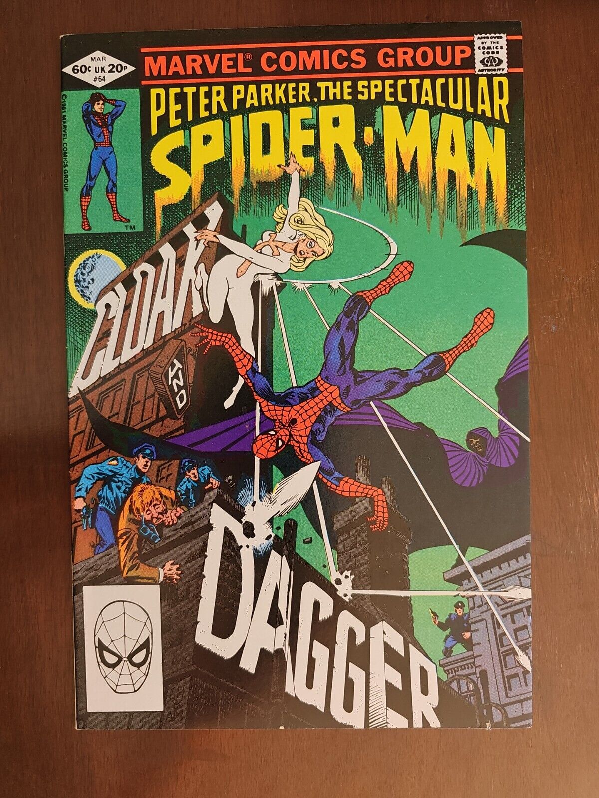 Peter Parker The Spectacular Spider-Man #64 1st Cloak And Dagger PC3