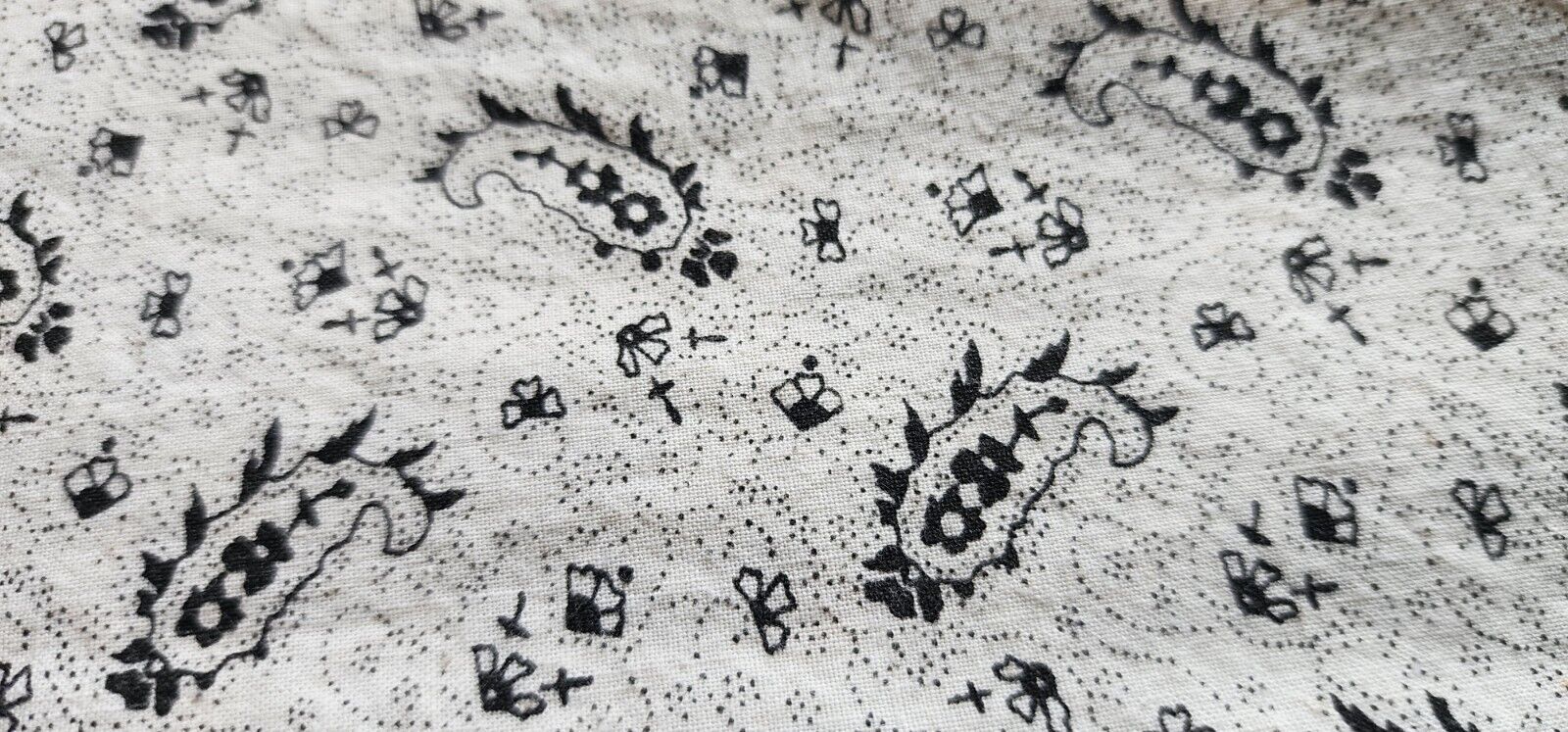 Vintage Fabric* PAISELY * 100% cotton -  43\