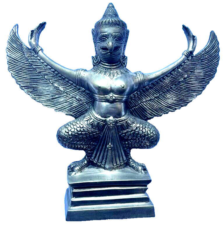 Thai Antique Garuda Buddha Statue/Amulet – “Thai Krut Immortal Bird”
