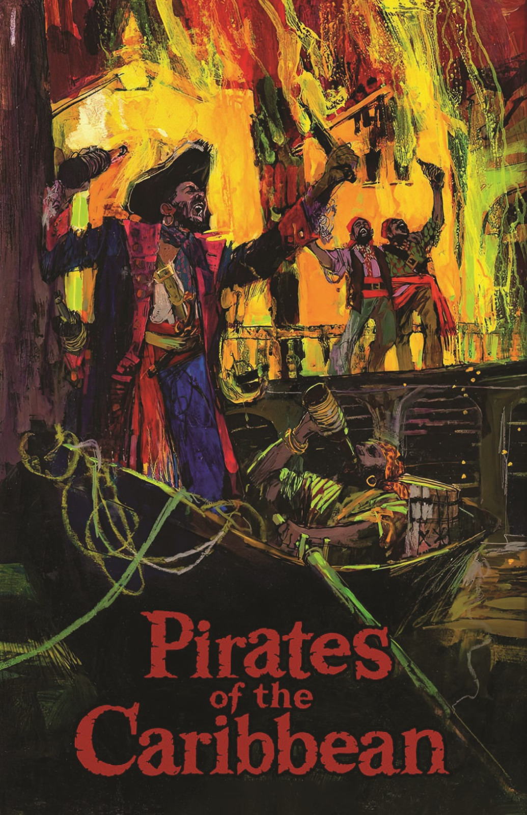 Pirates of the Caribbean Retro Poster 11x17 Disney Poster Print