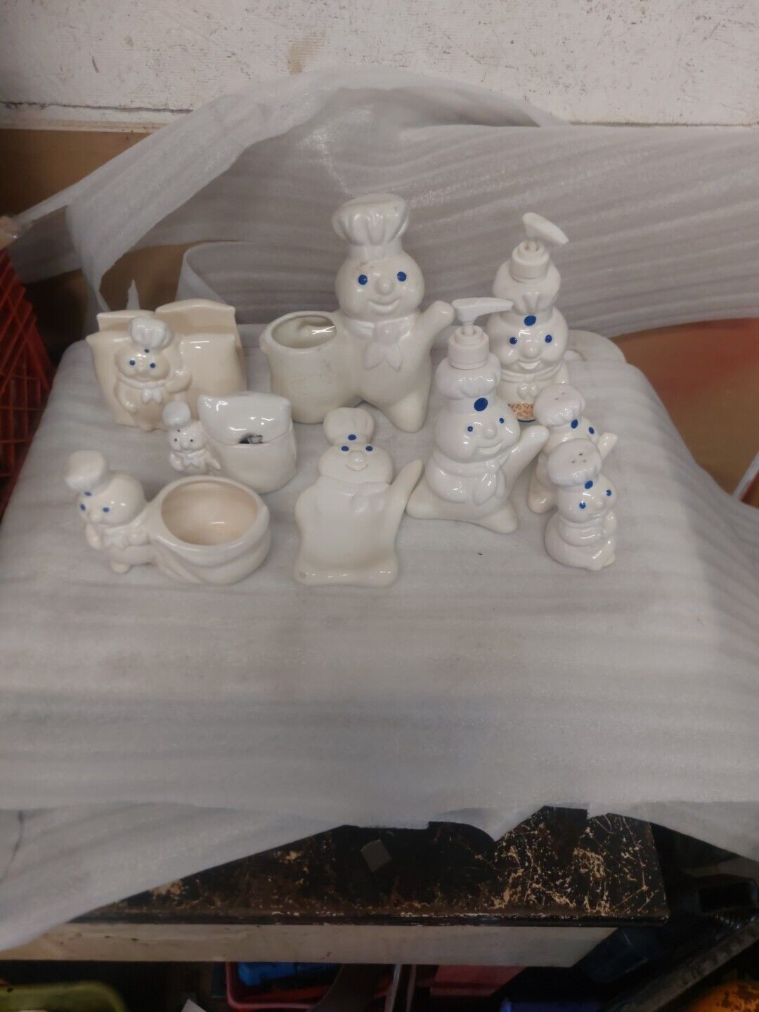 Pillsbury Doughboy Collectibles Lot Of 9 Together.