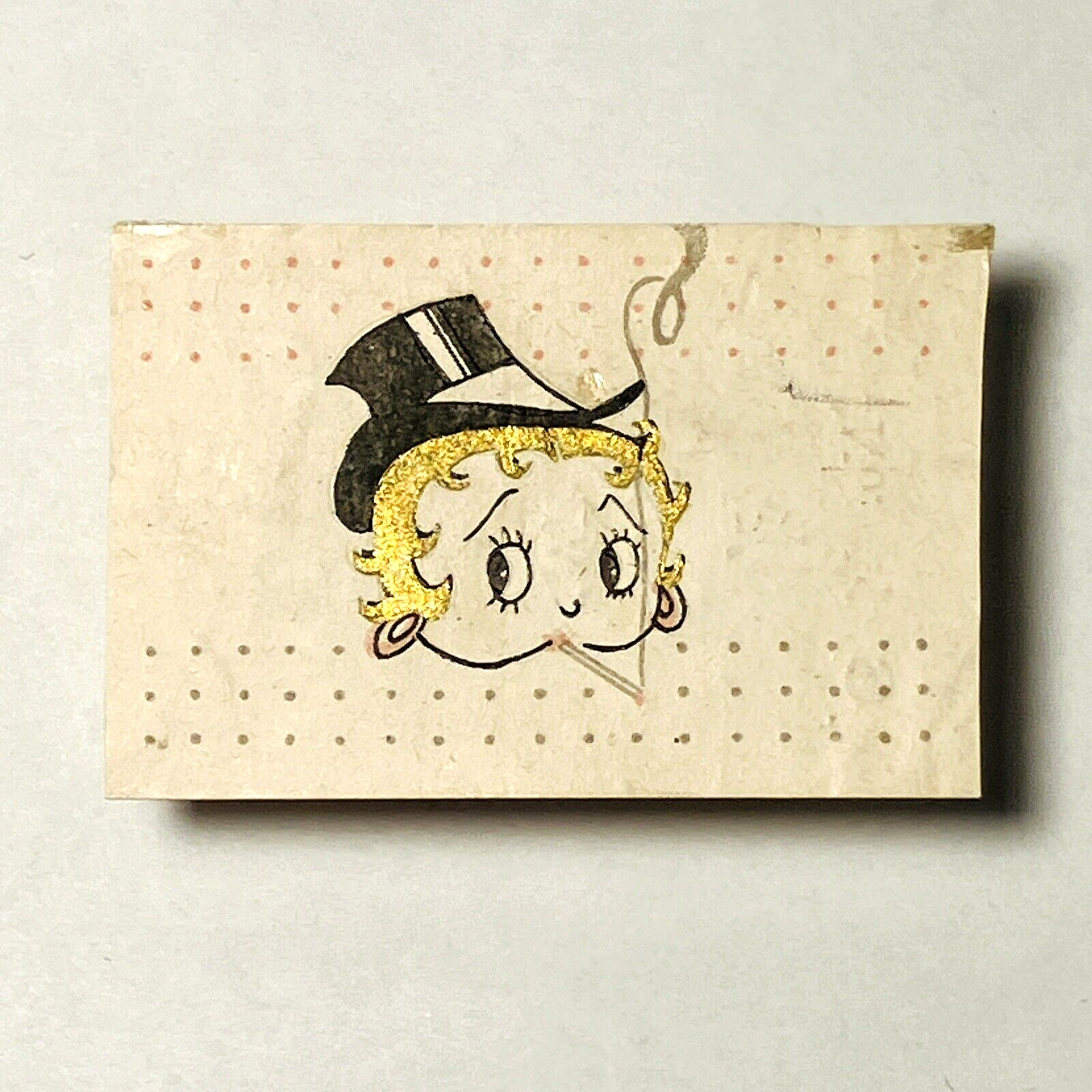1930s / Betty Boop / Vintage Japanese MatchBox  Labels / Tobacco Mickey Mouse 18