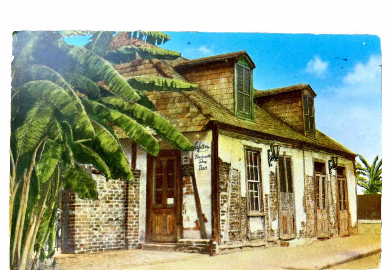 Jean LaFitte's Blacksmith Shop New Orleans Louisiana Vintage Postcard