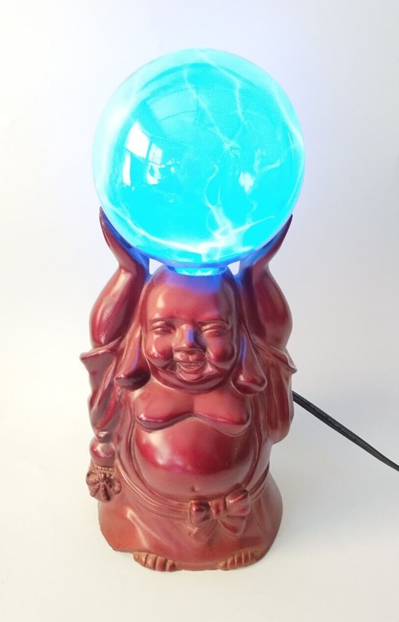 LumiSource Happy Buddha Tesla Plasma Globe Lamp Light - Works