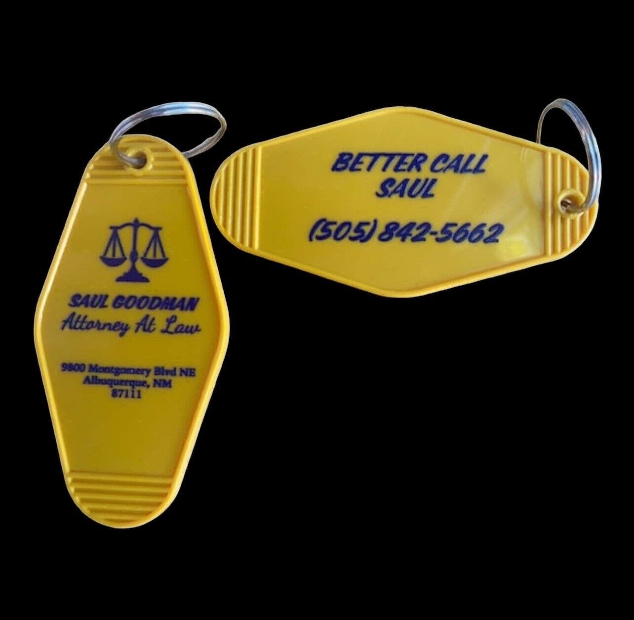 Graphic style BETTER CALL SAUL inspired keytag
