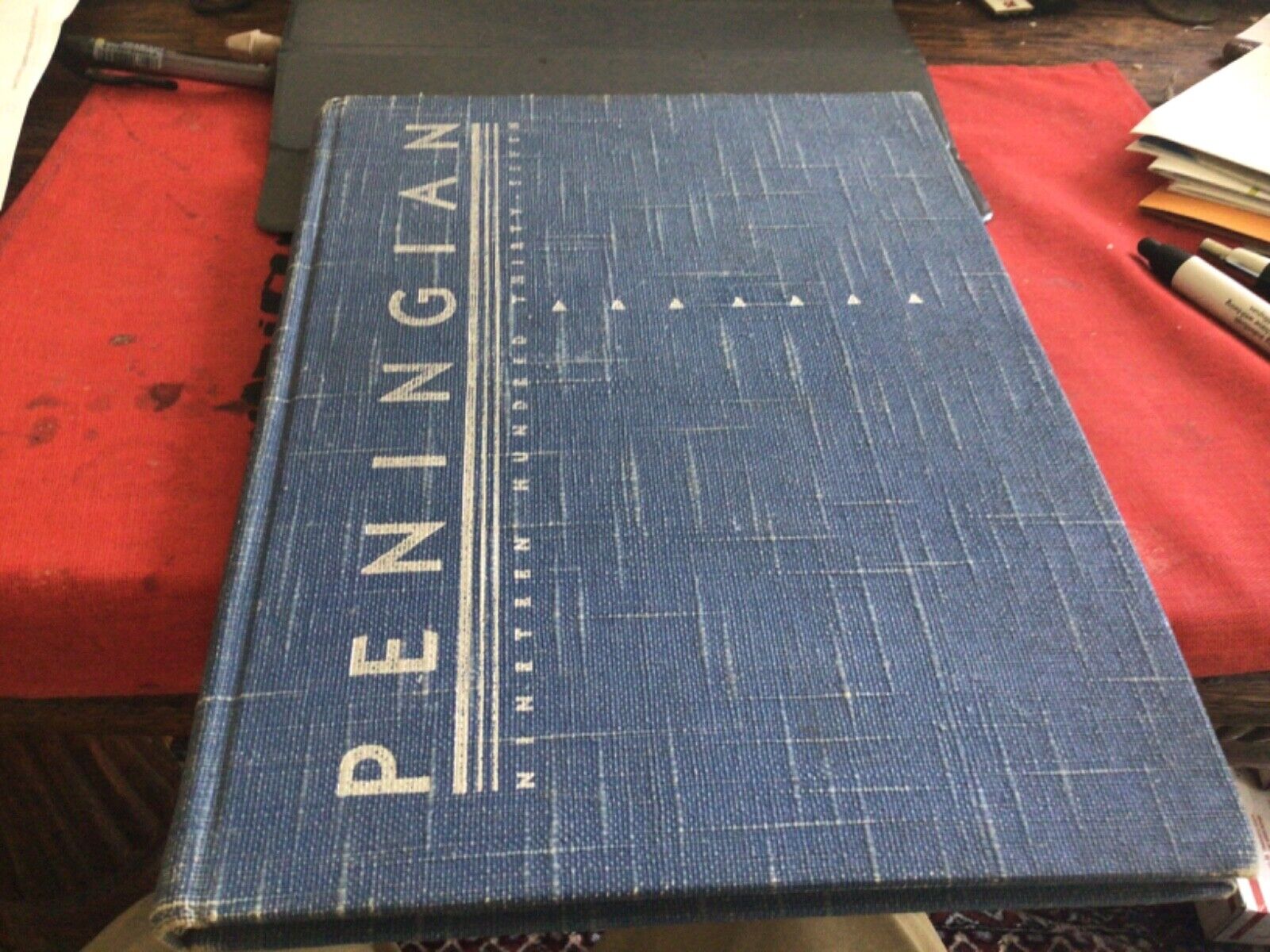 Port Chester High School Peningian Yearbook 1937 Many Signatures