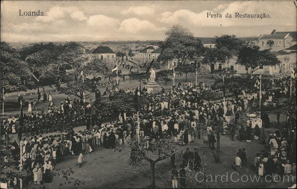 Angola 1914 Luanda Loanda Festa de Reatauracao Ferreira Ribeiro & Osorio Vintage