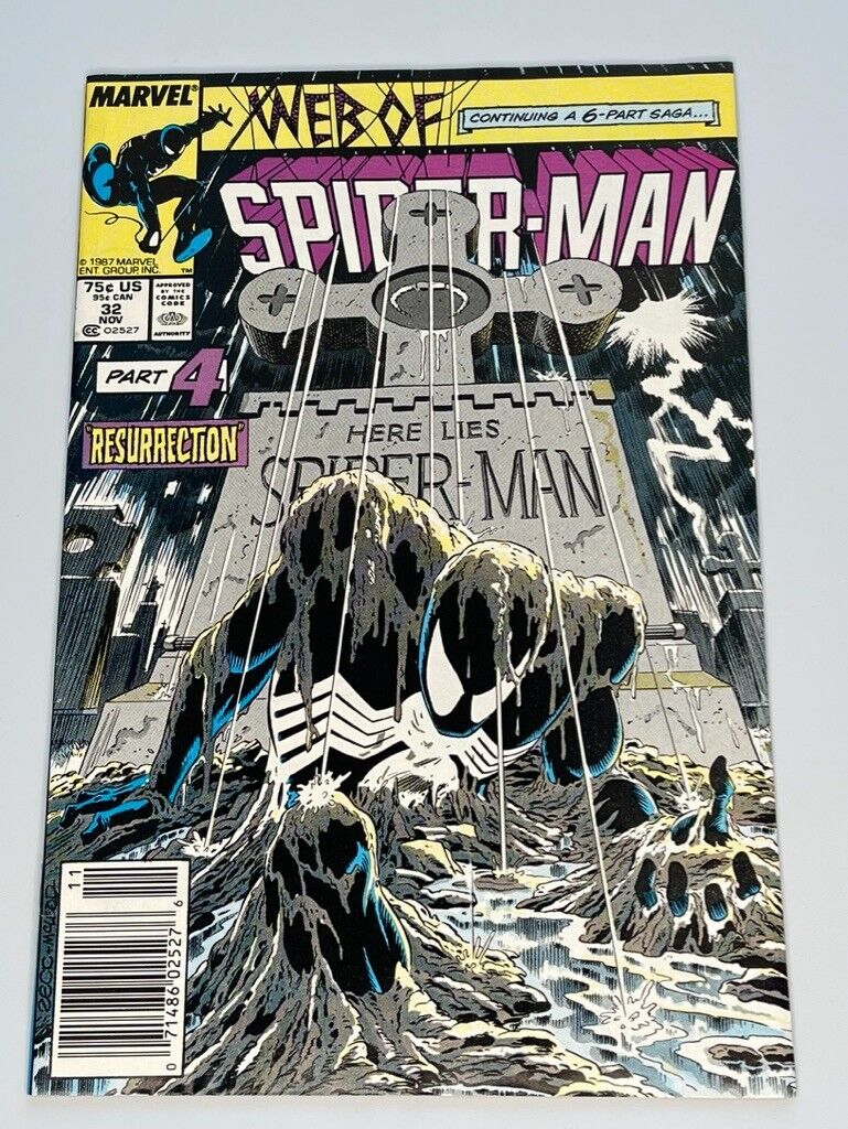 Web Of Spider-Man #32 Kraven's Last Hunt Pt 4 Marvel 1987