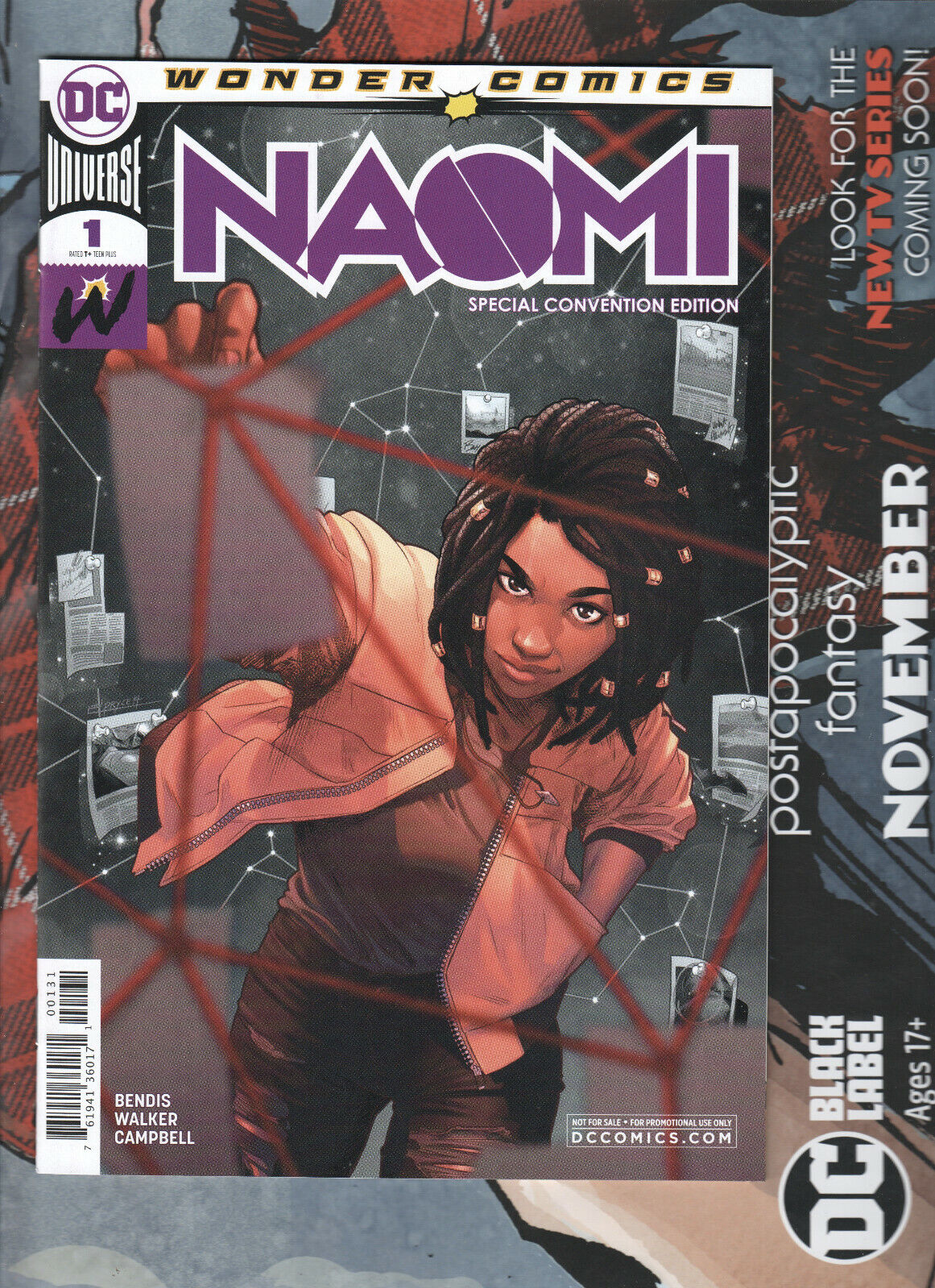 Naomi #1 Convention Variant Cover VERY RARE DC COMICS FIRST APPEARANCE NM
