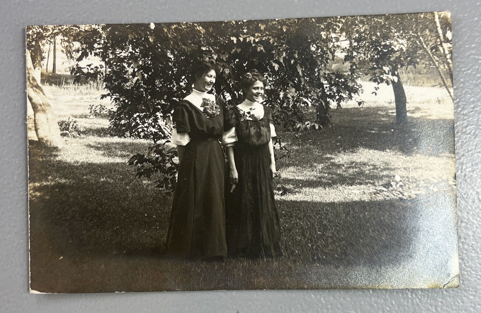 RPPC Real Photo Postcard Single Pretty Edwardian Ladies  ID Butturff 1907 Ohio