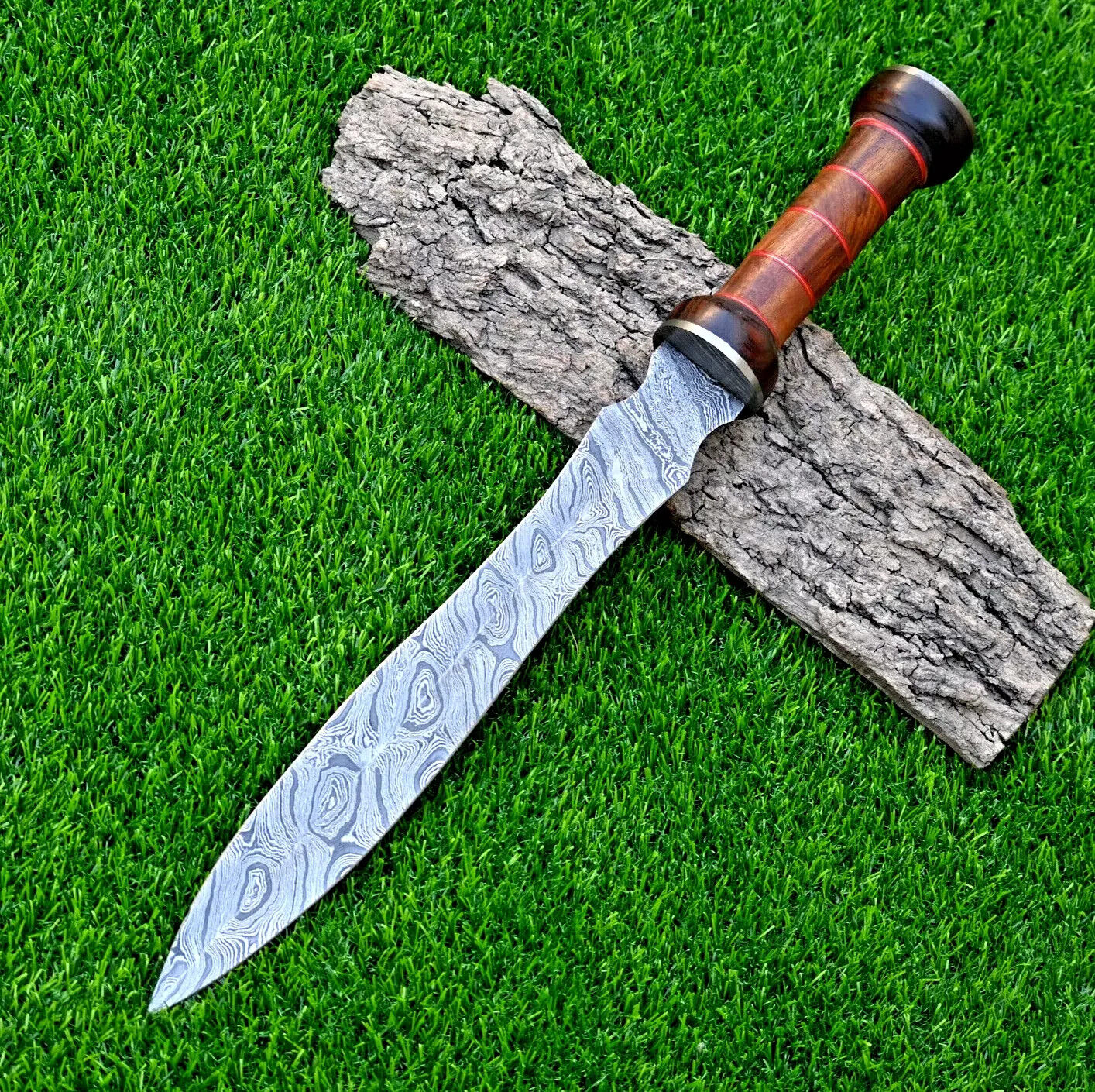 Roman Gladius Warrior Custom Made Damascus Sword -Hand Forged Damascus Steel2309