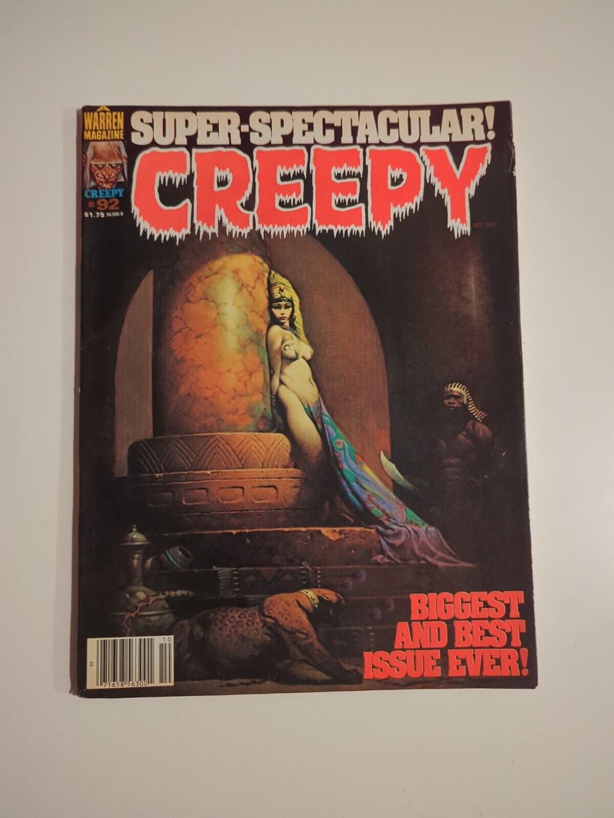 Creepy Magazine #92 Horror Comic Book 1977 Warren Publishing Nice 
