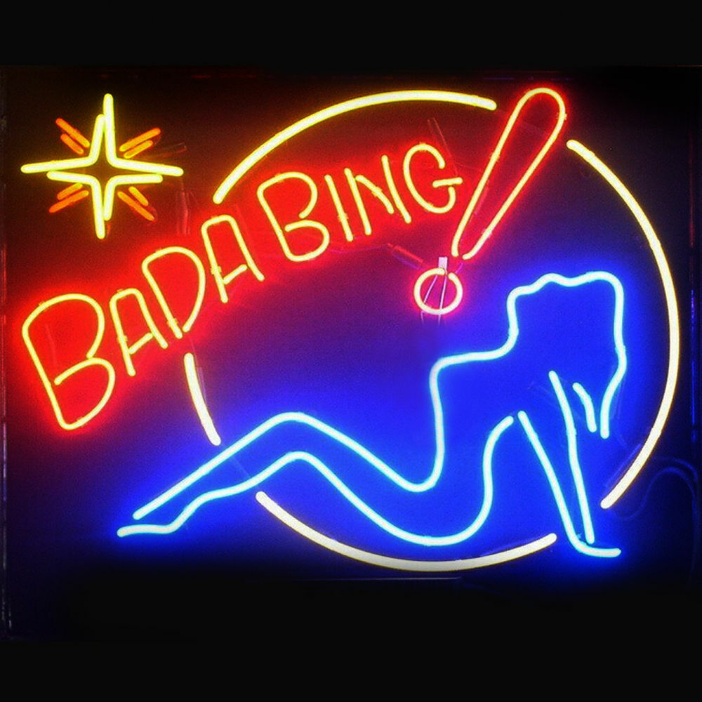Bada Bing Girl Neon Light Sign 24\