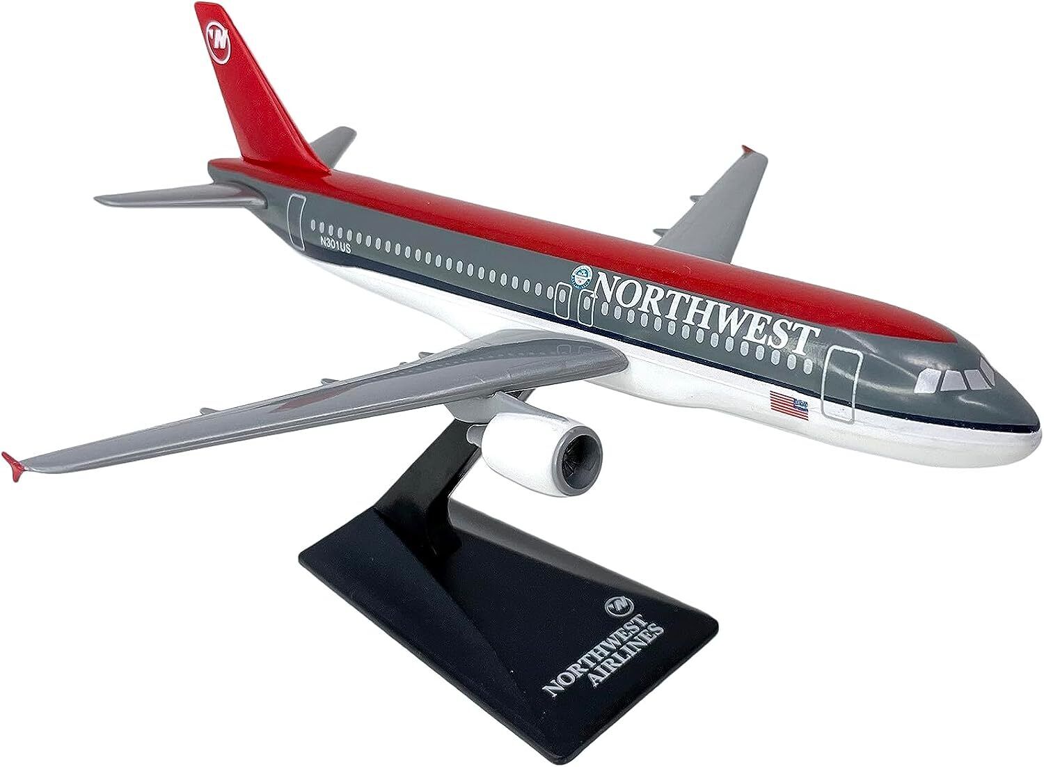 Flight Miniatures Northwest A320-200 Bowling Shoe Desk Top 1/200 Model Airplane