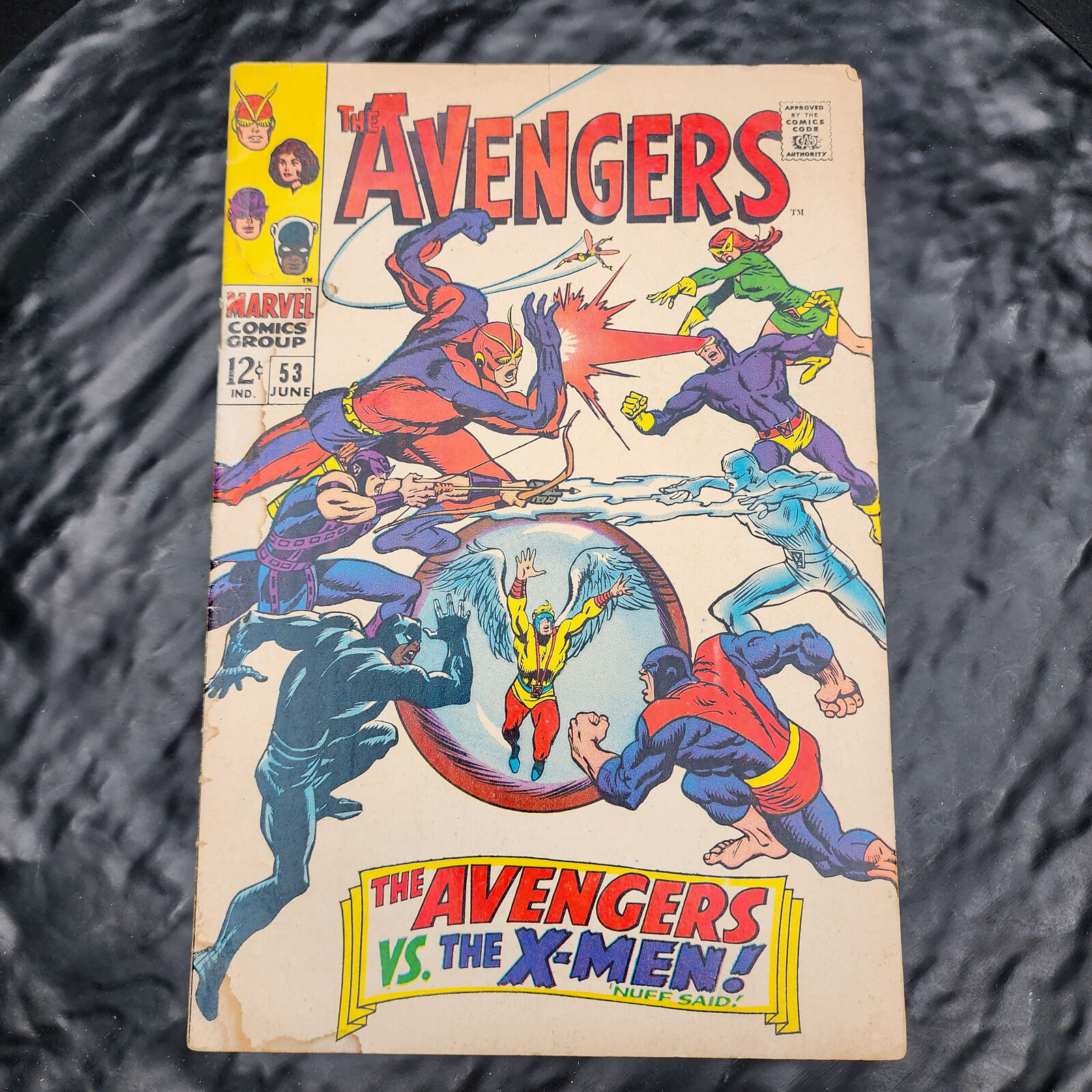 Avengers #53 June 1968, X-Men vs Avengers, Silver Age Marvel Comic
