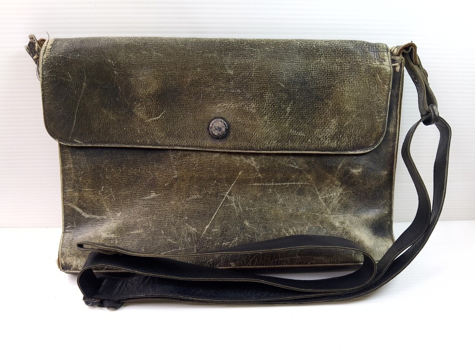Vintage 1940s WWII US Navy WAVES Leather Purse