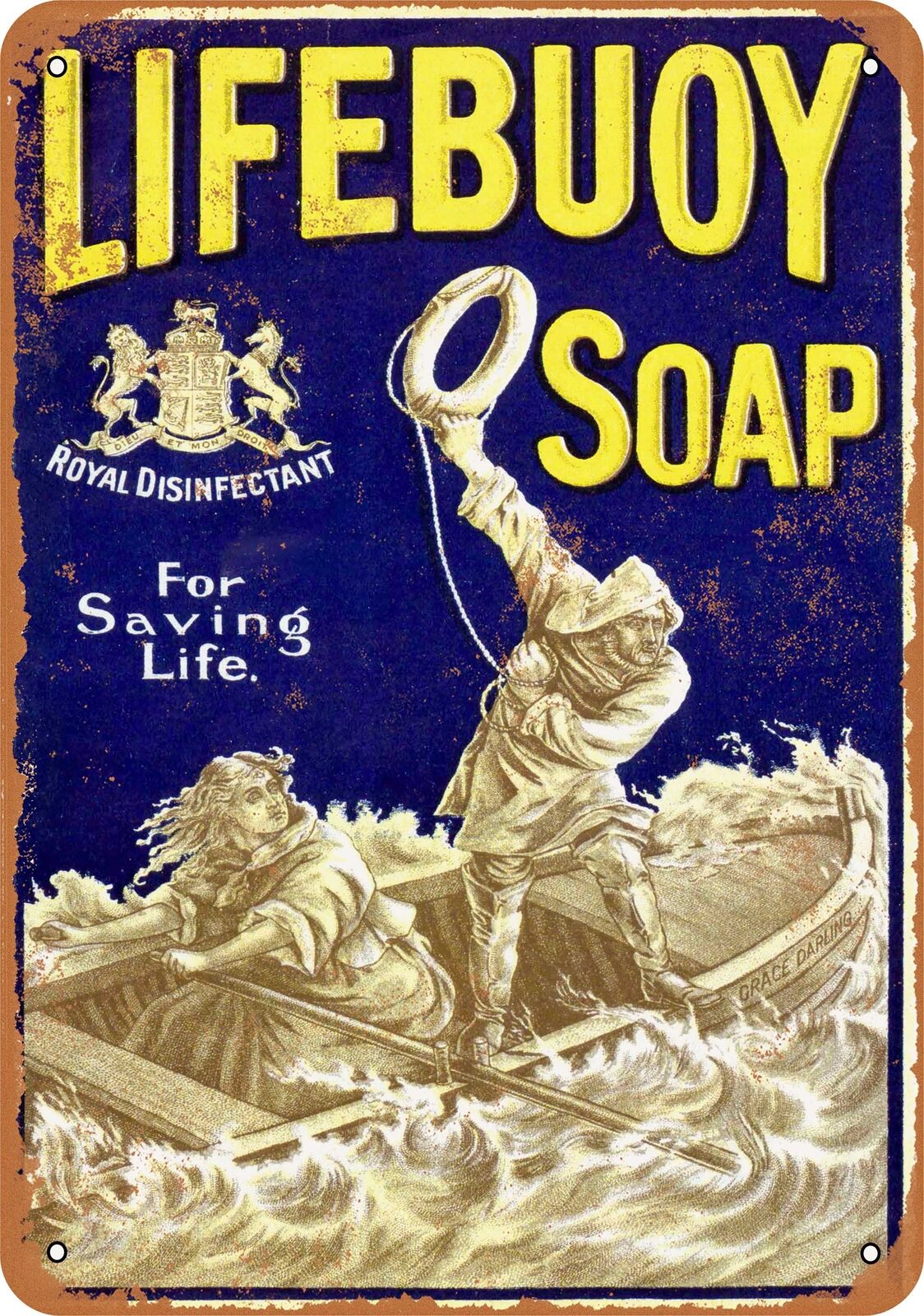Metal Sign - Lifebuoy Soap 7 -- Vintage Look