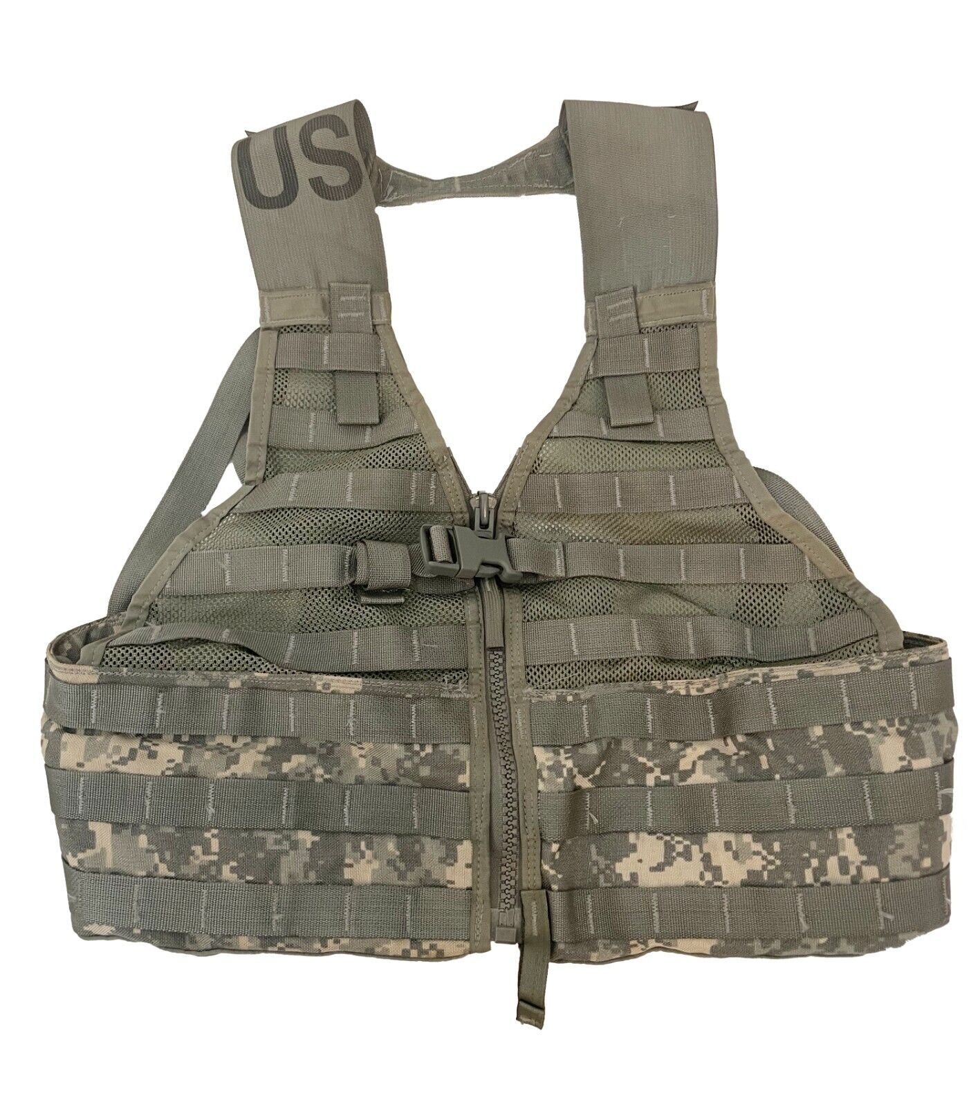 USGI Military Issue Molle II ACU Fighting Load Carrier FLC Tactical Vest Harness
