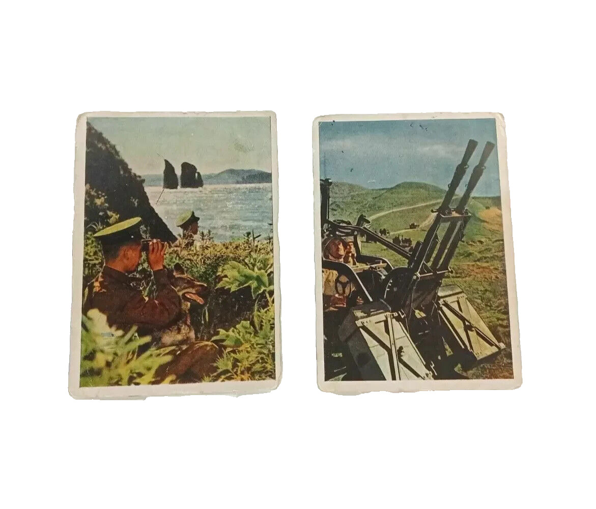 Postcards Military Soviet Collectible Vintage Army USSR Old Officers Soldiers