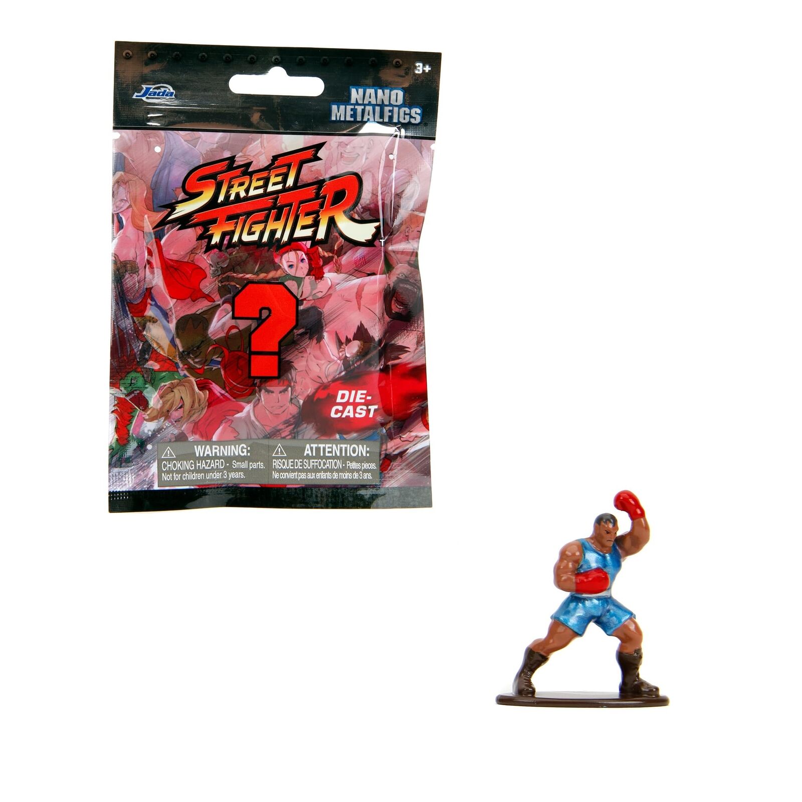 Jada Toys Street Fighter Figur (1x Mystery Figur in Blind Pack) - detaillierte N