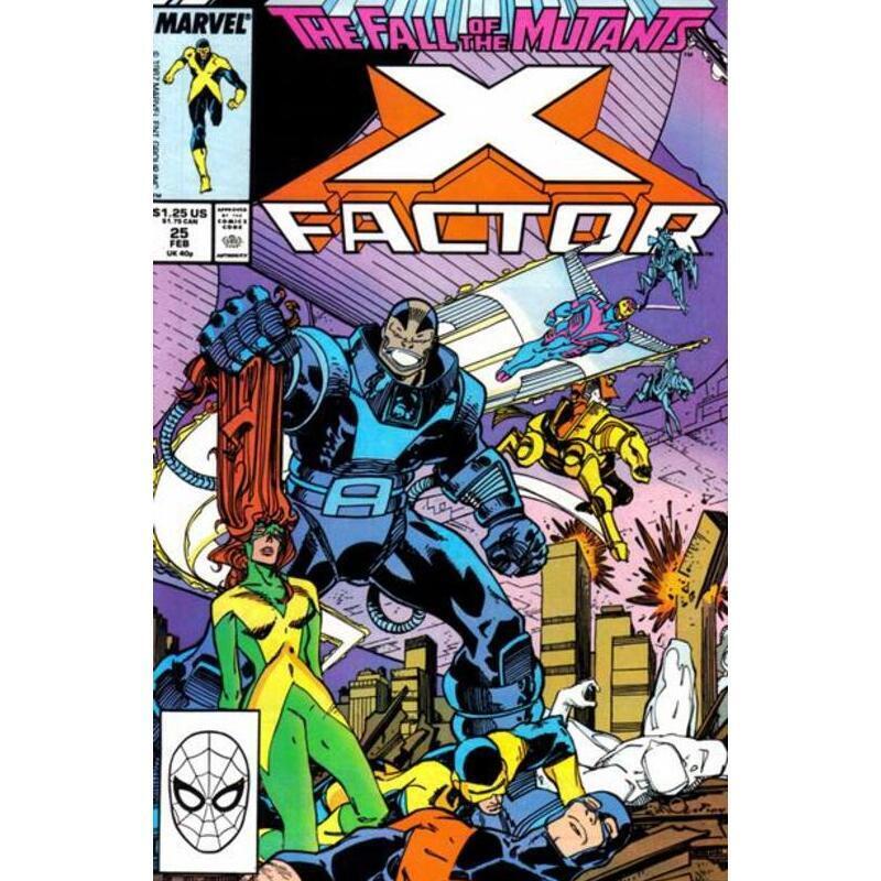 X-Factor (1986 series) #25 in Near Mint minus condition. Marvel comics [m]