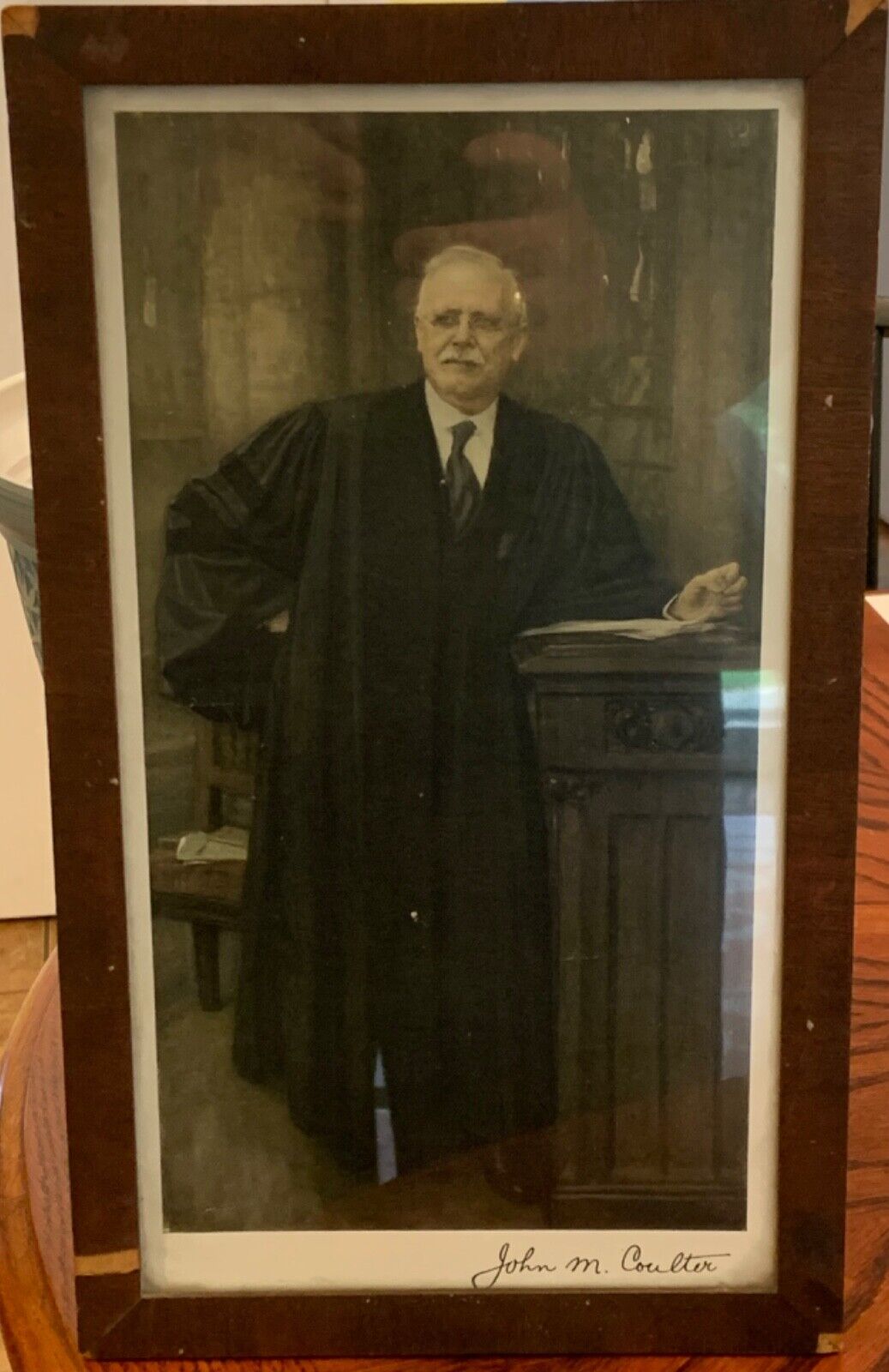 Antique John M Coulter portrait