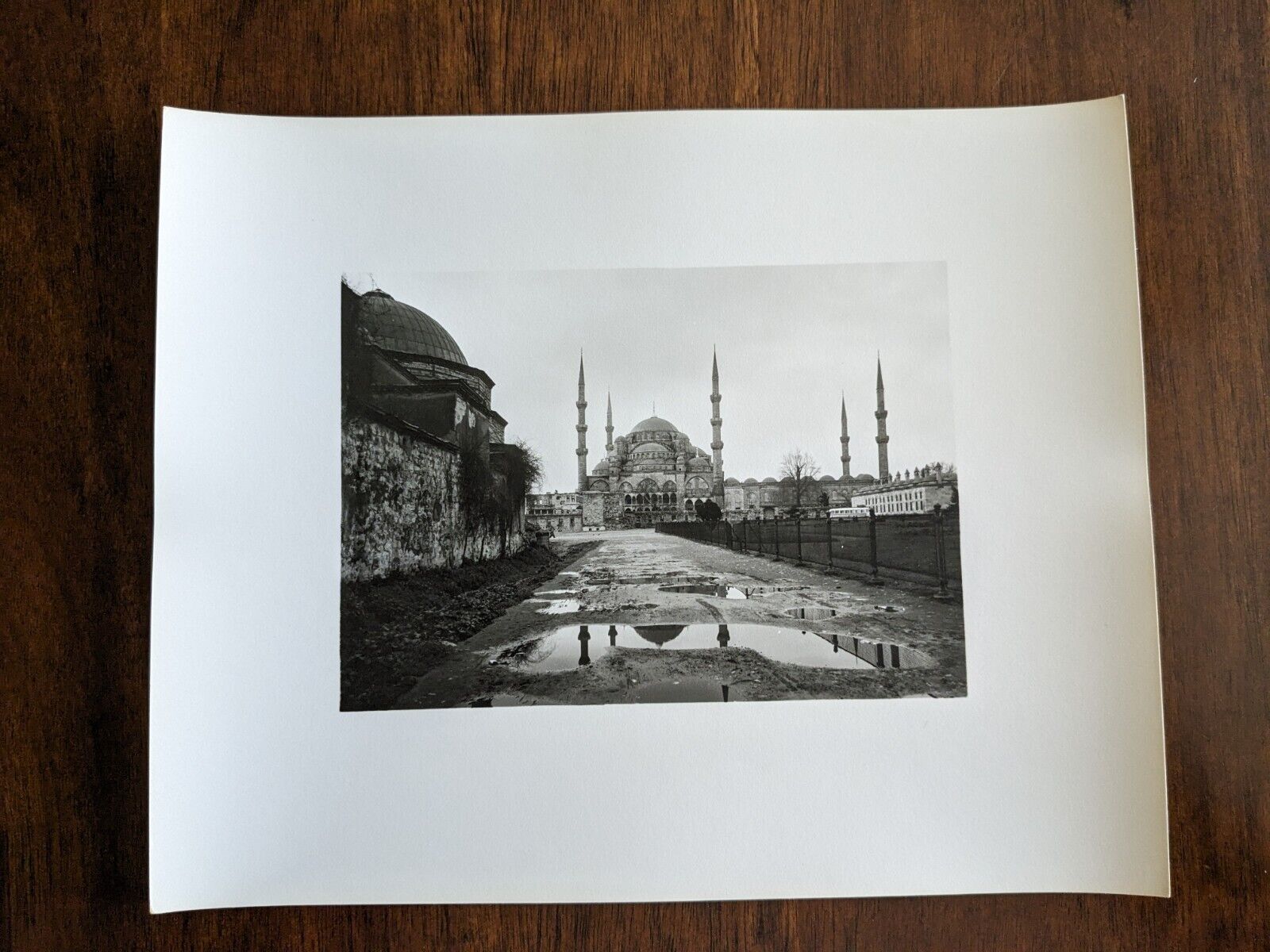 Vintage Photo Andrew Lundsberg Istanbul Sultan Ahmed Mosque 8 in. x 10 in. E5