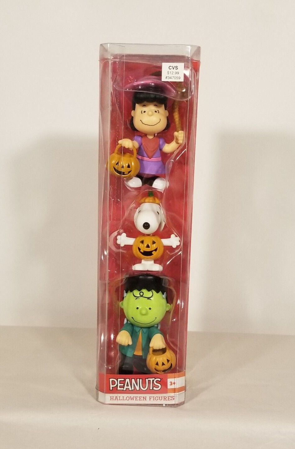 Peanuts Halloween Figures Set of 3 Snoopy Charlie Brown Lucy 2017