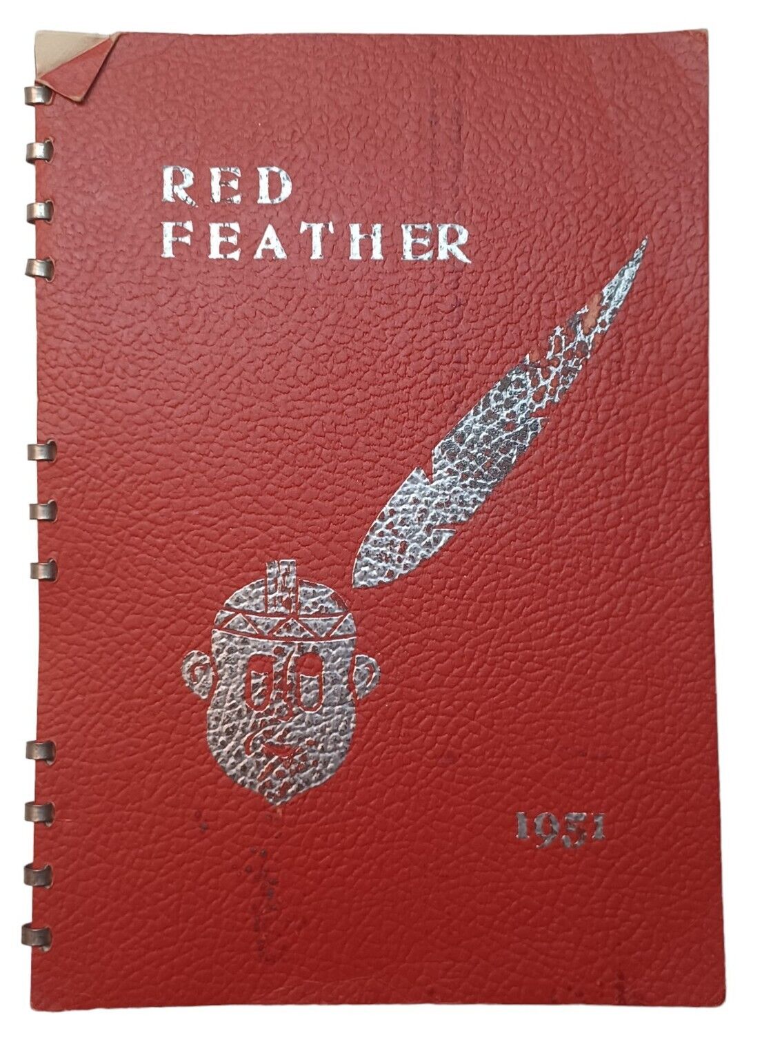 1950 - 1951 Mead Junior High School Red Feather Yearbook Mead Washington WA