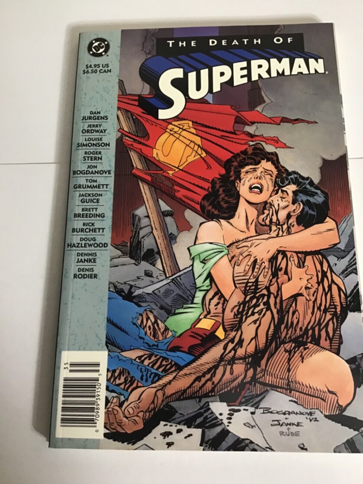 NEW - The Death of Superman Comic Book 1st Edition Print 1993