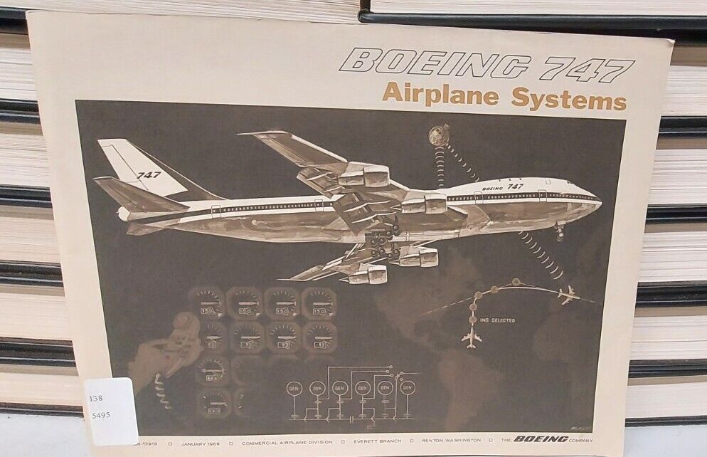 Boeing 747 Airplane Systems January 1968 Specs