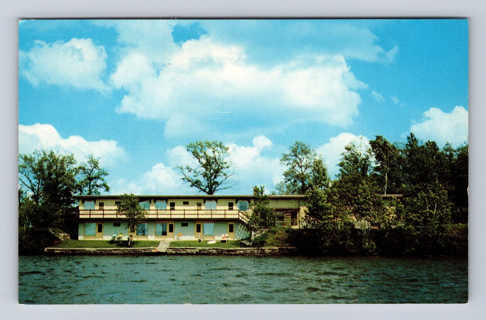 Rice Lake WI-Wisconsin, Currier Motel, Advertising, Antique Vintage Postcard