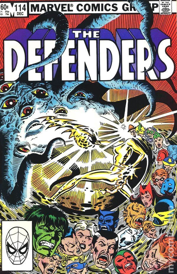 Defenders #114 FN 1982 Stock Image