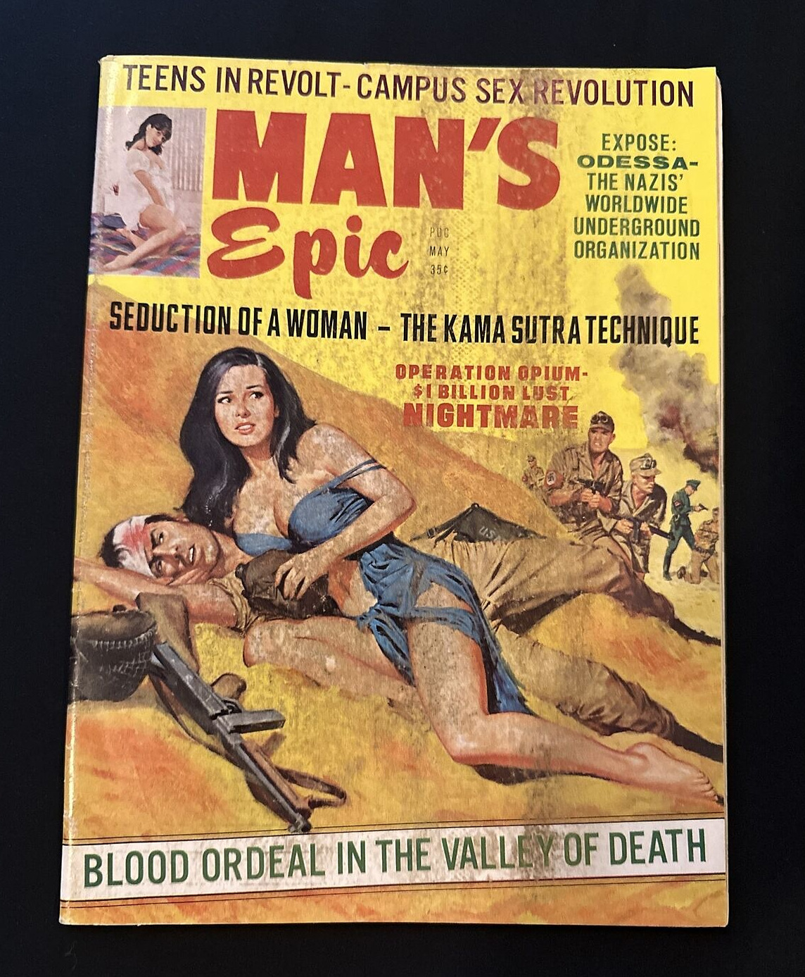 Man’s Epic Magazine May 1968 Vol. 6 No. 3 - Vintage Men\'s Action