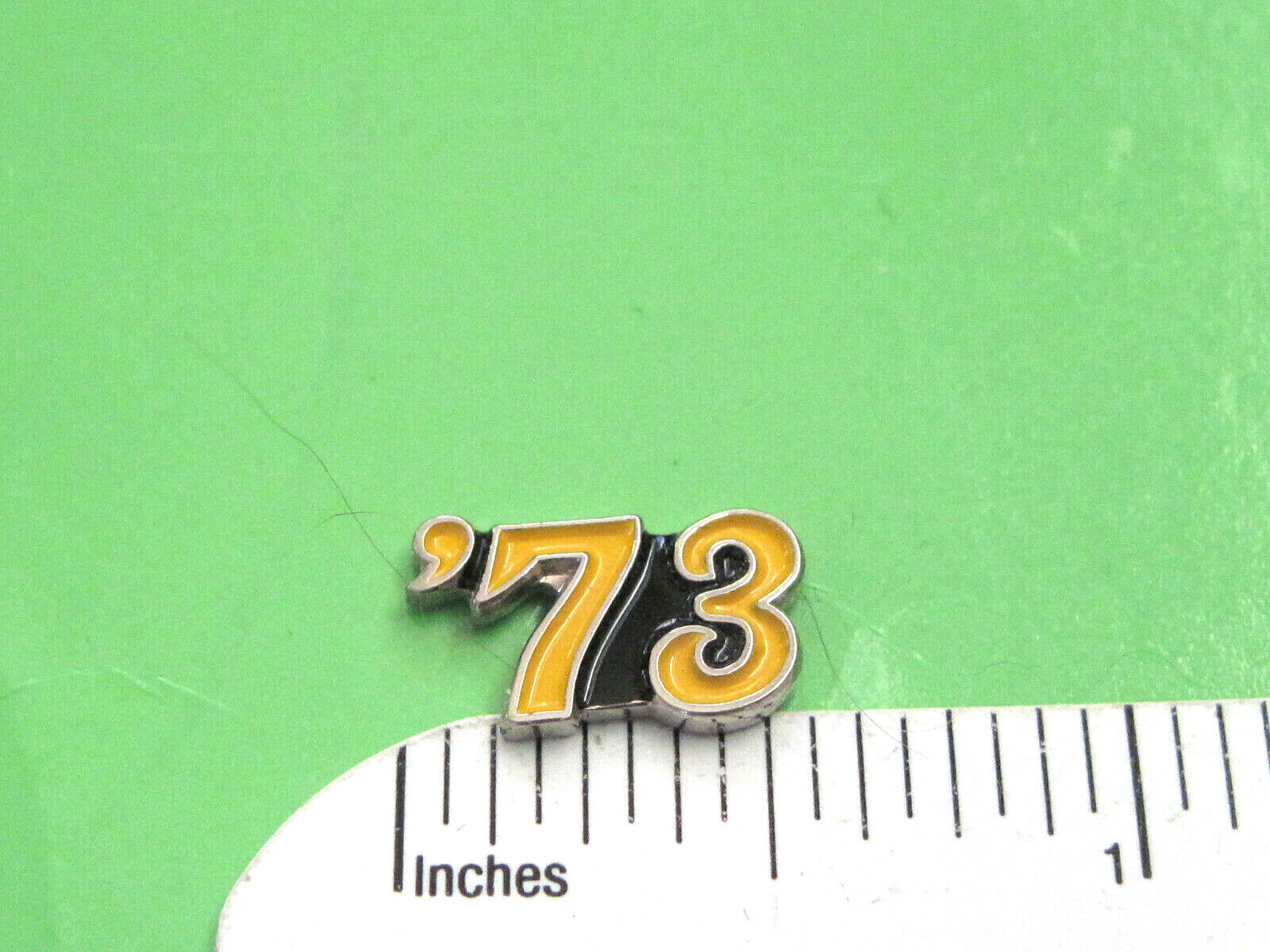 \'73 , 1973  seventy three - hat pin , tie tac , lapel pin , hatpin GIFT BOXED