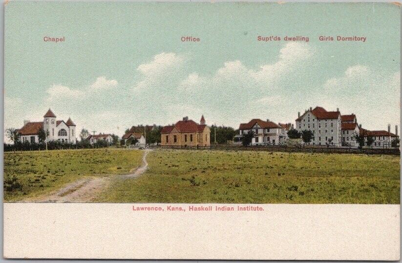 1910s LAWRENCE, Kansas Postcard 