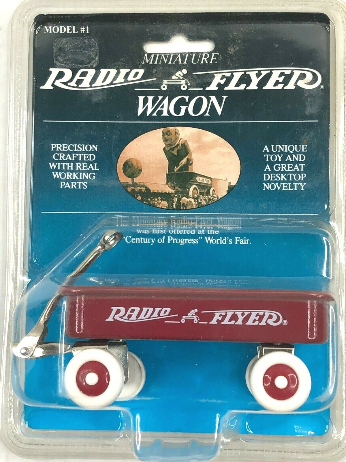 NEW Vintage 1990 Radio Flyer model #1 Miniature Red Wagon